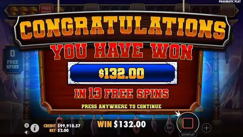 Mustang Trail slot screenshot 