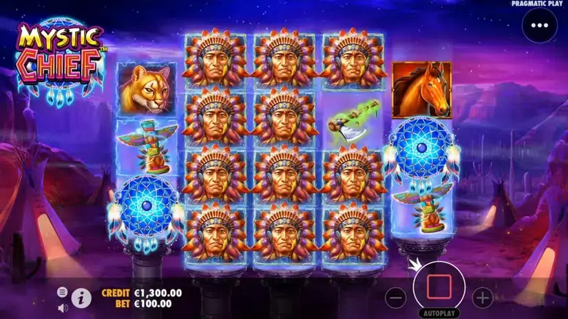 Mystic Chief slot screenshot 