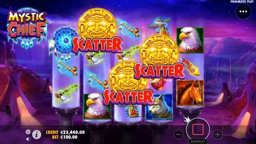Mystic Chief slot screenshot 4