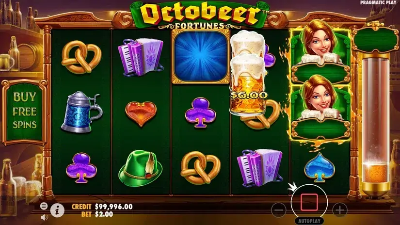 Octobeer Fortunes slot screenshot 2