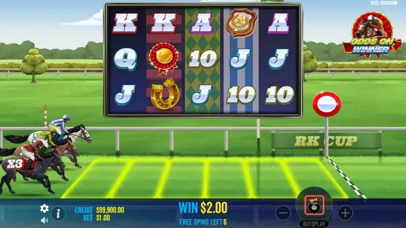 Odds On Winner slot screenshot 4