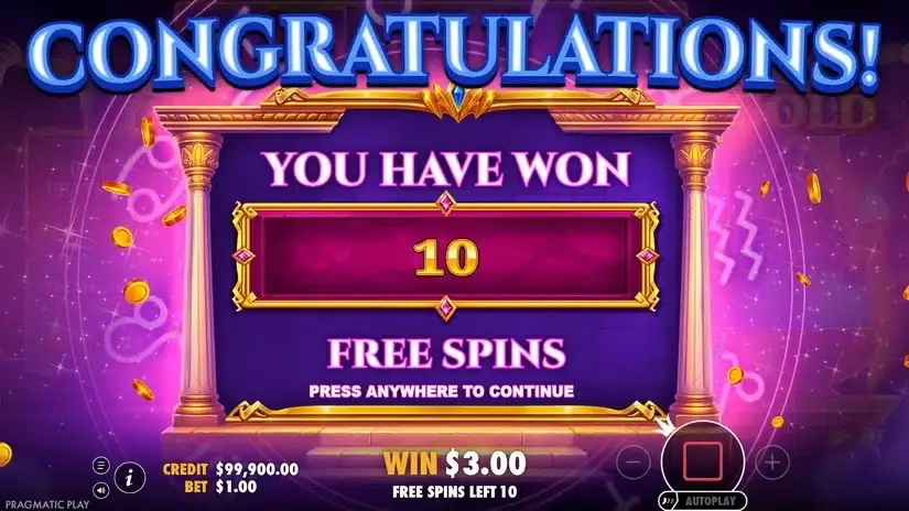 Oracle of Gold slot screenshot 4