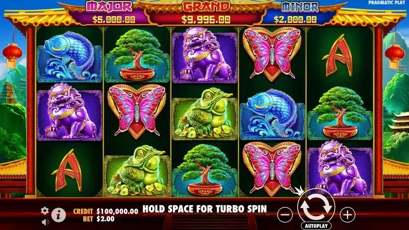 Panda’s Fortune 2 slot screenshot 1