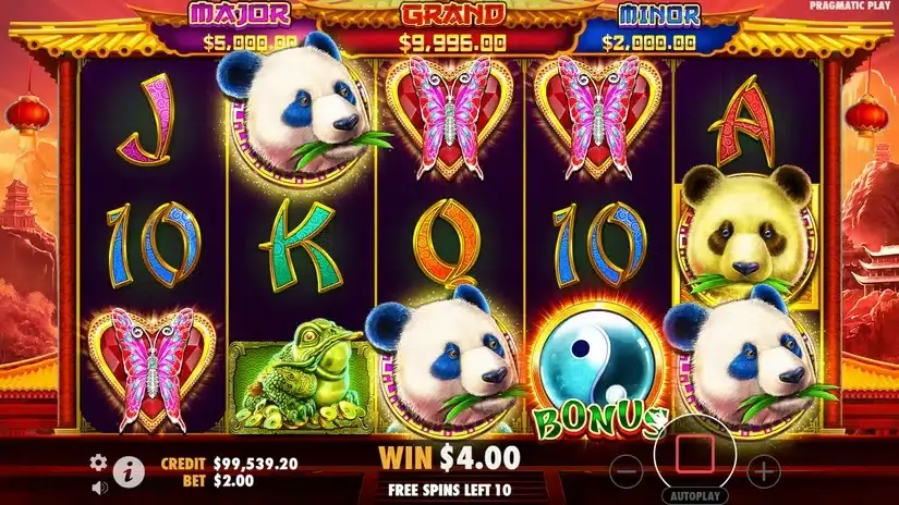 Panda’s Fortune 2 slot screenshot 6