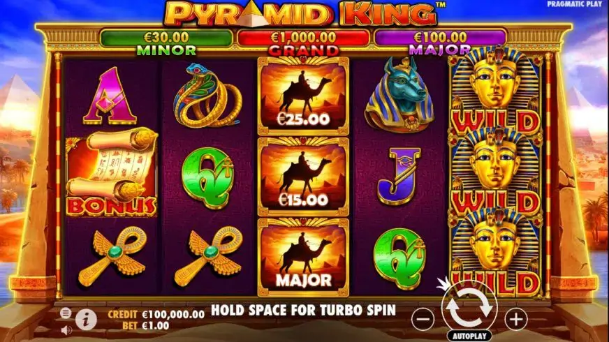 Pyramid King slot screenshot 1