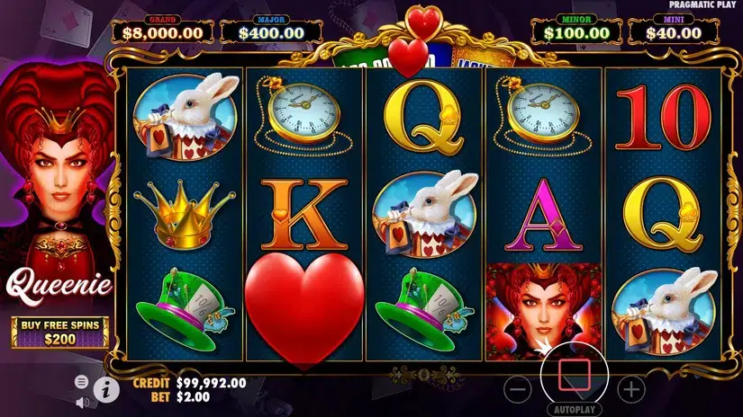 Queenie slot screenshot 2