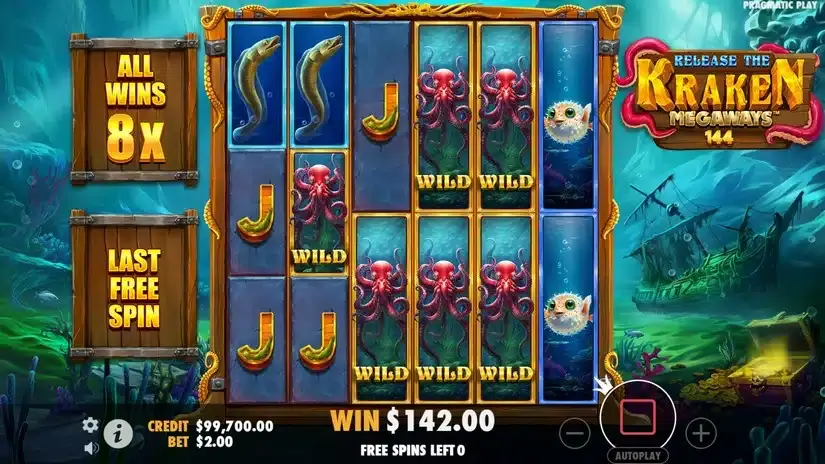 Release the Kraken Megaways slot screenshot 6