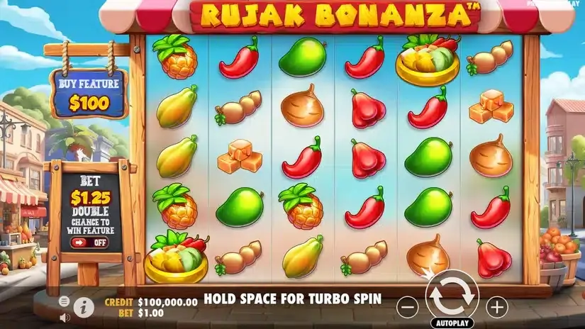 Rujak Bonanza slot screenshot 