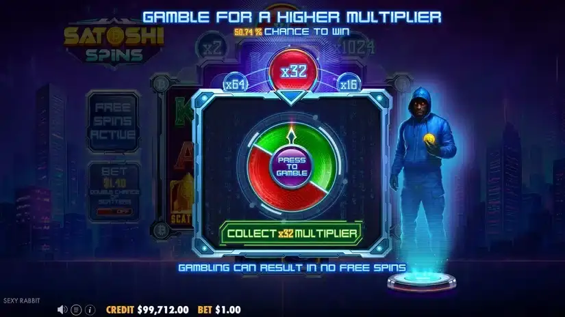 Satoshi Spins slot screenshot 4