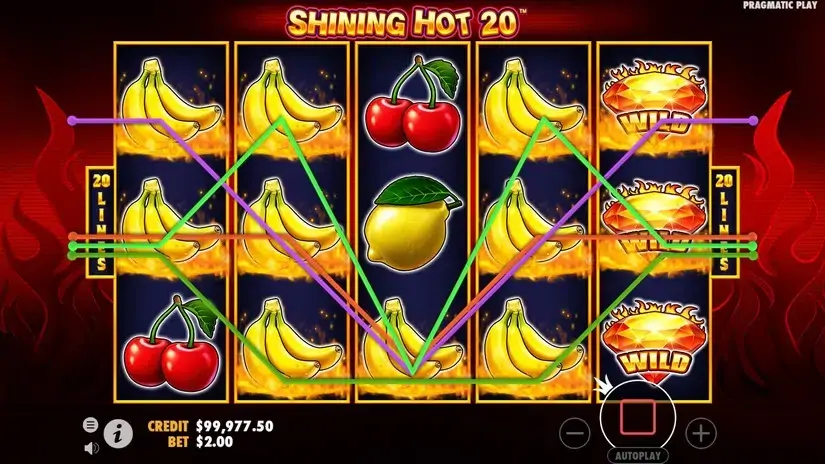 Shining Hot 20 slot screenshot 4