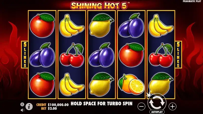 Shining Hot 5 slot screenshot 1