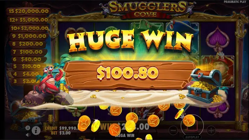 Smugglers Cove slot screenshot 5