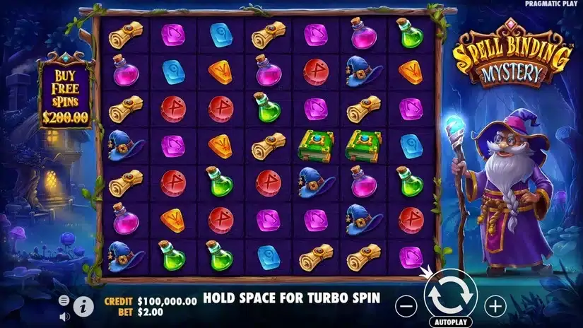 Spellbinding Mystery slot screenshot 2