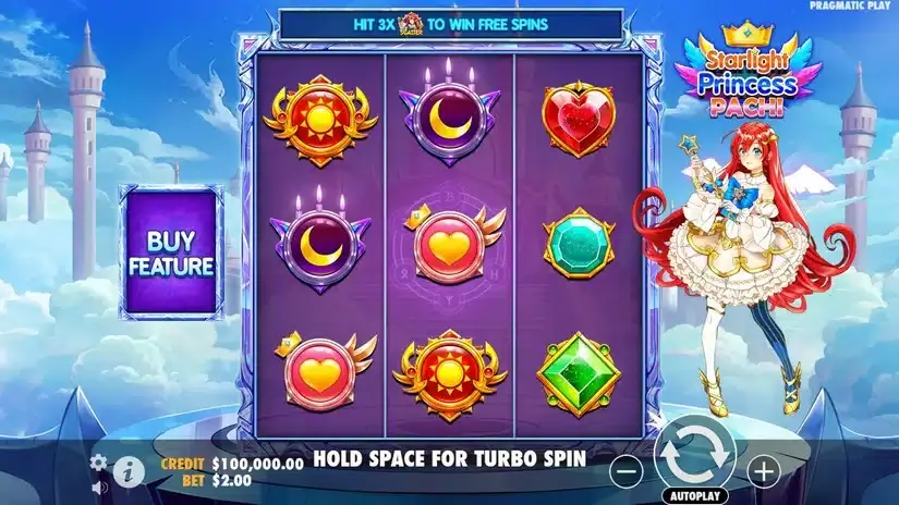 Starlight Princess Pachi slot screenshot 