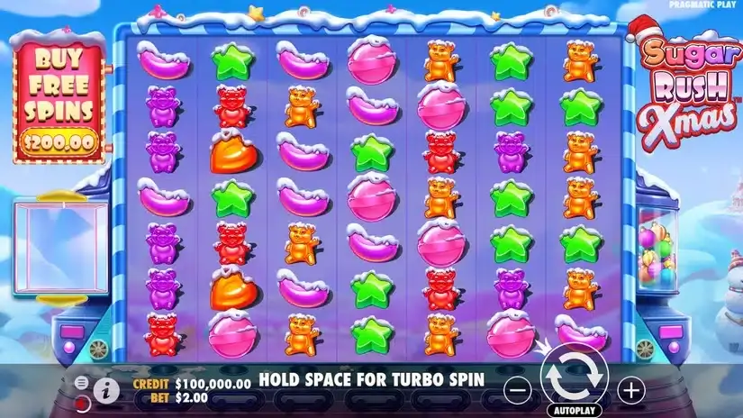 Sugar Rush Xmas slot screenshot 1