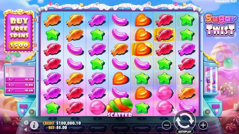 Sugar Twist slot screenshot 