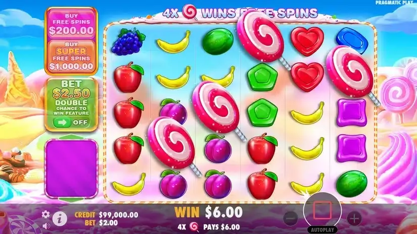 Sweet Bonanza 1000 slot screenshot 2