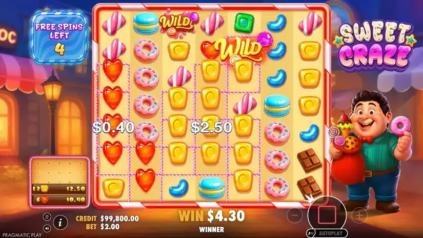 Sweet Craze slot screenshot 4