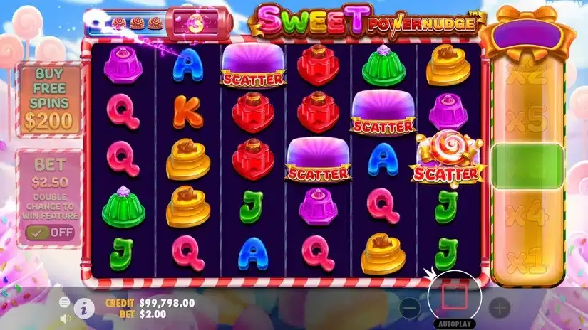 Sweet Powernudge slot screenshot 3