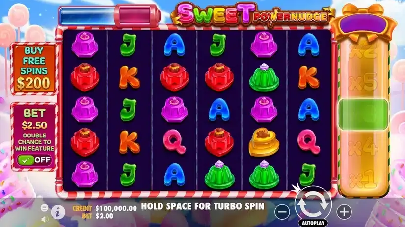 Sweet Powernudge slot screenshot 