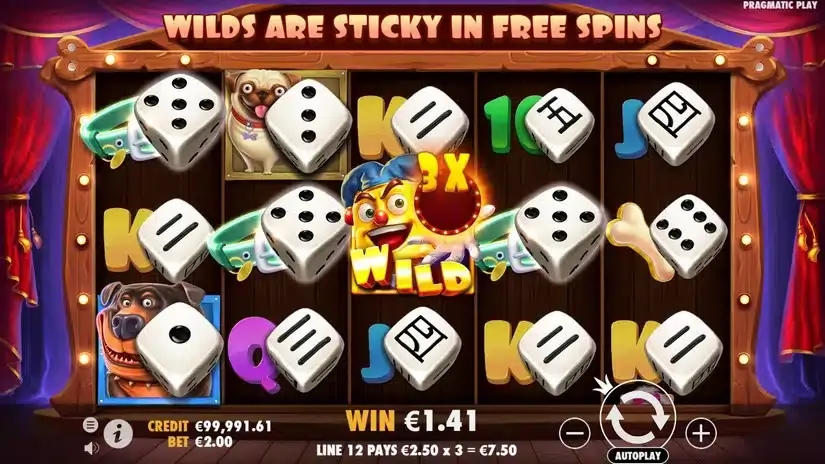The Dog House Dice Show slot screenshot 2