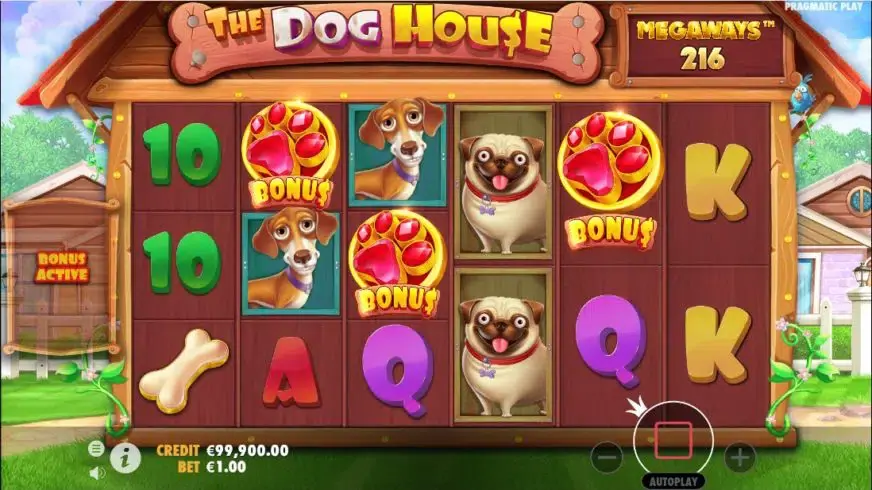 The Dog House Megaways slot screenshot 3