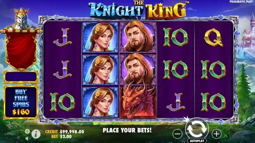 The Knight King slot screenshot 