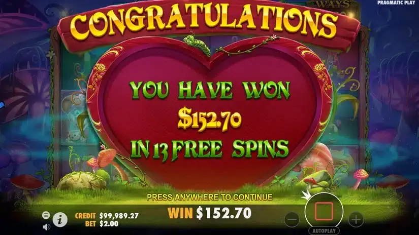 The Red Queen slot screenshot 