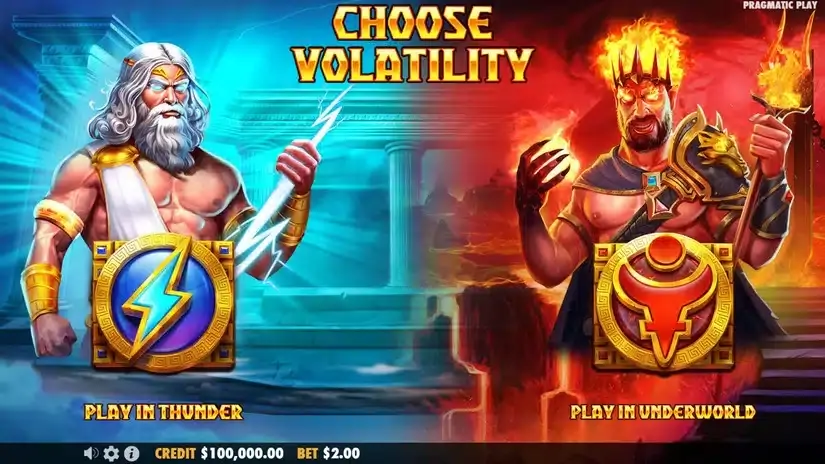 Thunder vs Underworld slot screenshot 