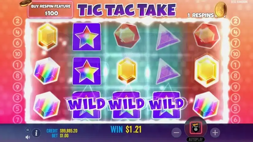 Tic Tac Take slot screenshot 4