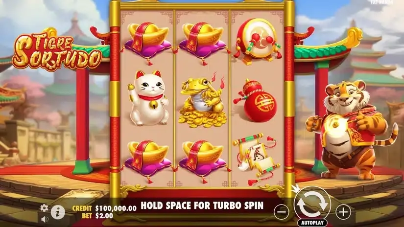 Tigre Sortudo slot screenshot 1
