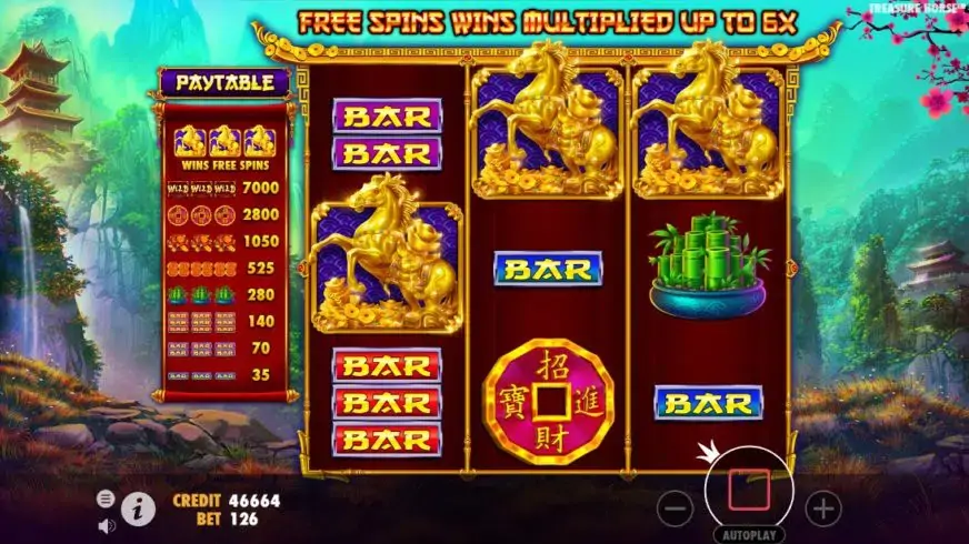 Treasure Horse slot screenshot 4