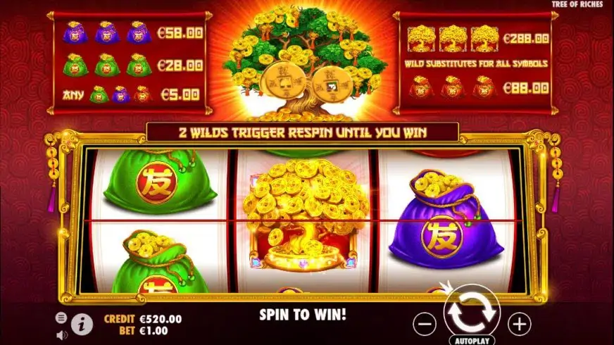 Tree of Riches slot screenshot 3