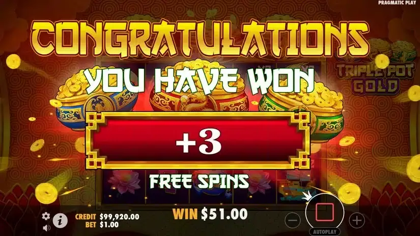 Triple Pot Gold slot screenshot 4