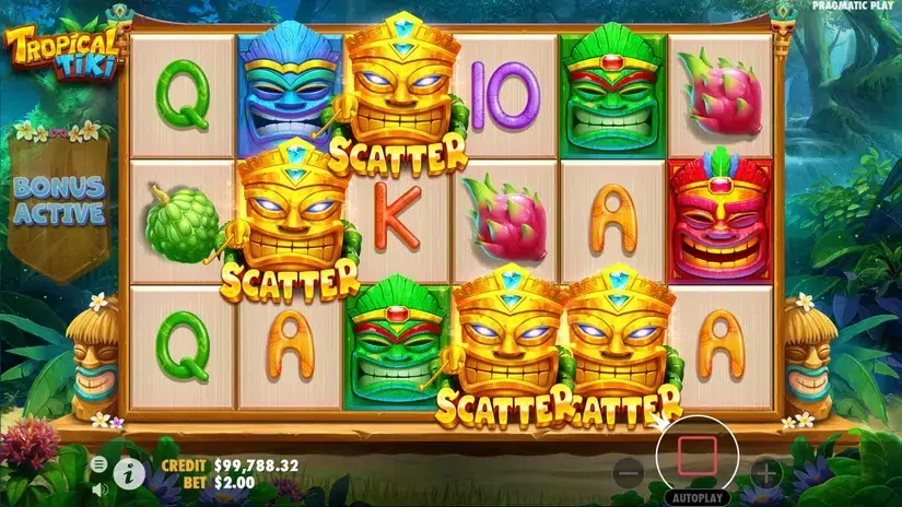 Tropical Tiki slot screenshot 3