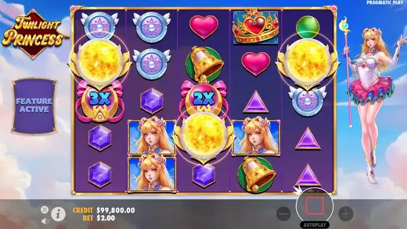 Twilight Princess slot screenshot 2