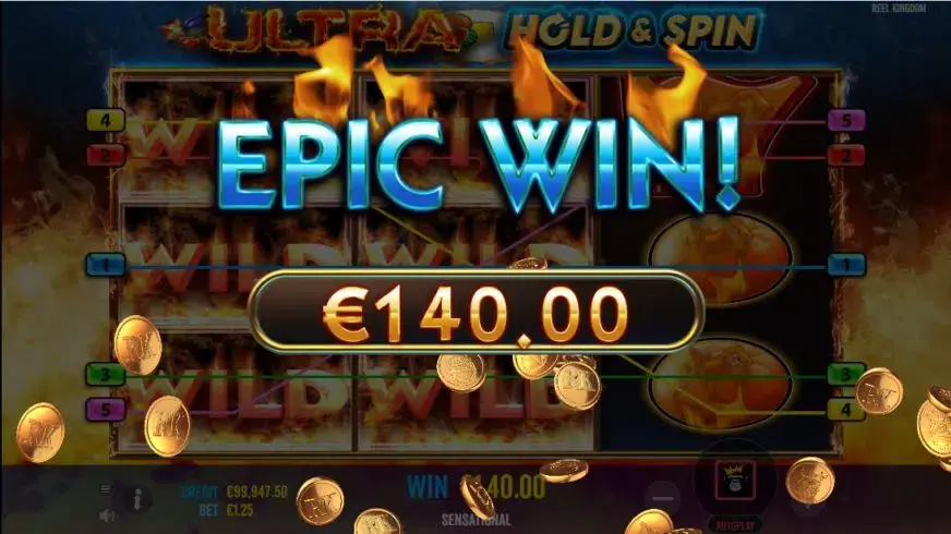 Ultra Hold and Spin slot screenshot 3