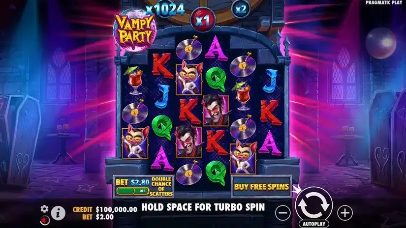 Vampy Party slot screenshot 