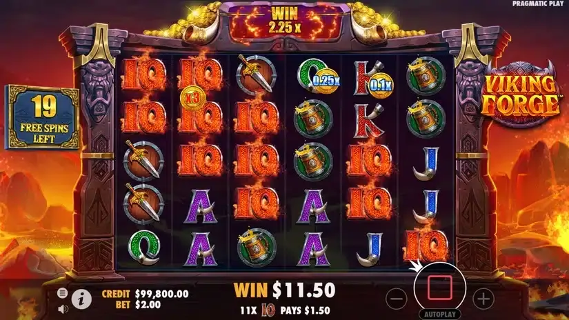 Viking Forge slot screenshot 4