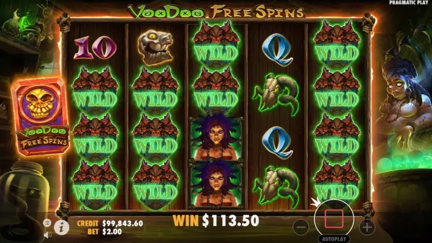 Voodoo Magic slot screenshot 5