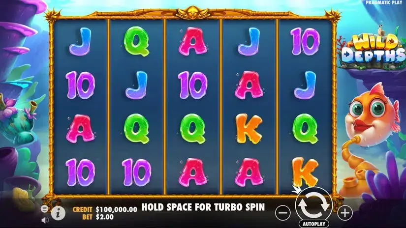 Wild Depths slot screenshot 