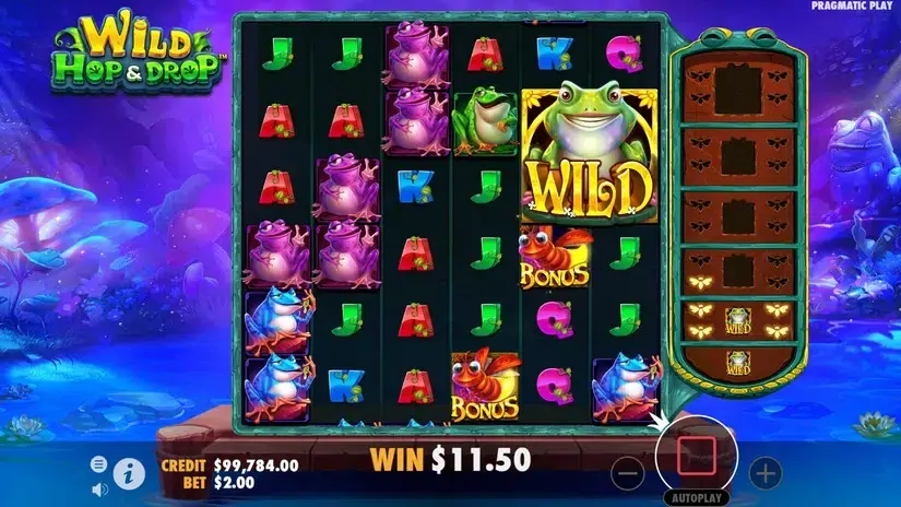 Wild Hop&Drop slot screenshot 6