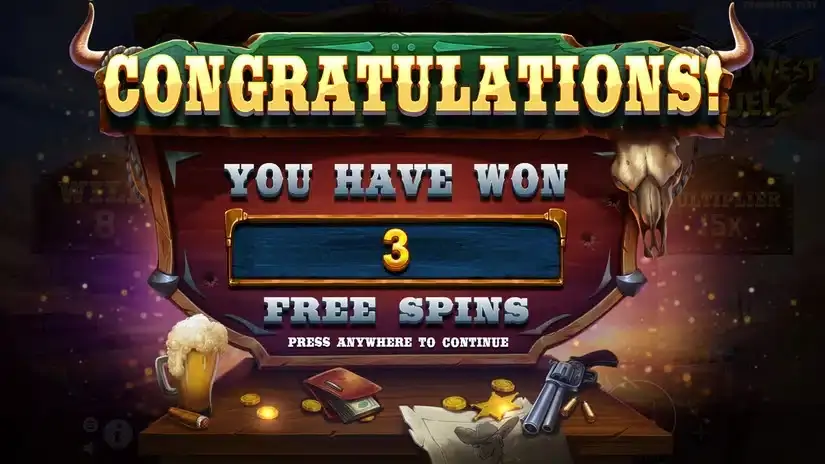 Wild West Duels slot screenshot 6