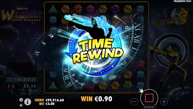 Wildman Super Bonanza slot screenshot 