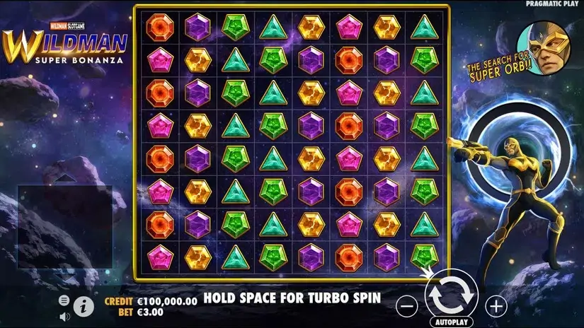 Wildman Super Bonanza slot screenshot 