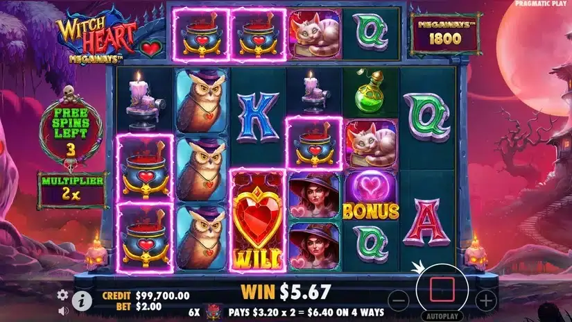 Witch Heart Megaways slot screenshot 4
