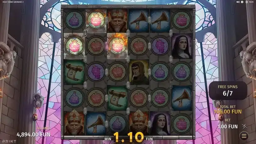 Holy Hand Grenade 2 slot screenshot 4