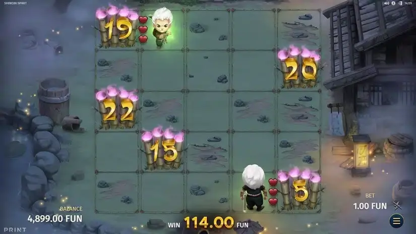 Shinobi Spirit slot screenshot 