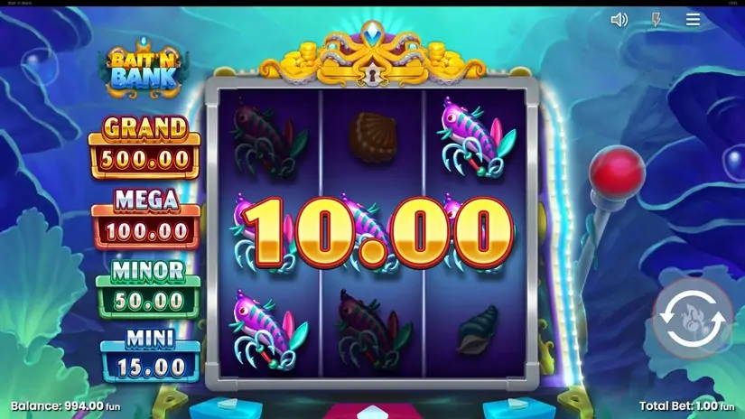 Bait ‘n’ Bank slot screenshot 2