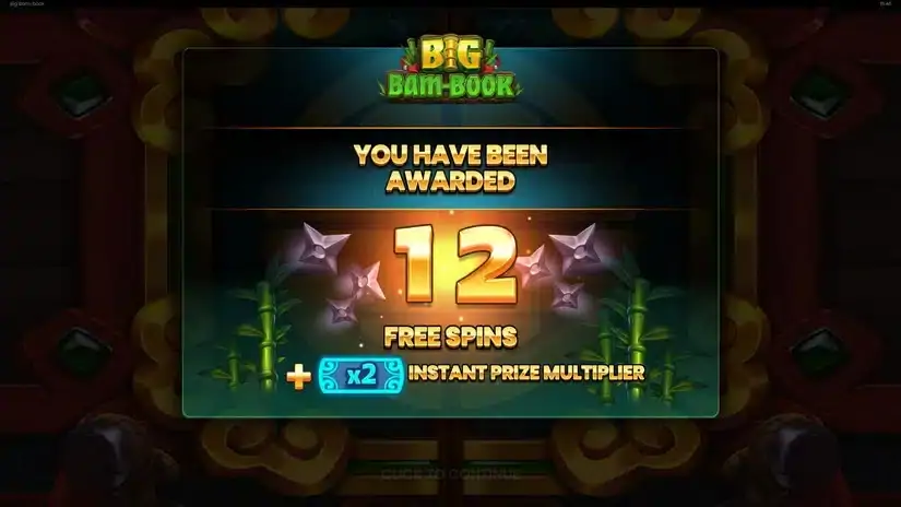 Big Bam-book slot screenshot 2